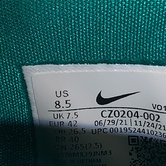 Nike Kyrie Infinity Shoes Sea Glass/Dynamic Turquoise:Size 8.5 V. Good Condition - Picture 7 of 11